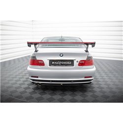 Maxton - Carbon Spoiler With External Brackets Uprights + LED BMW 3 Coupe E46