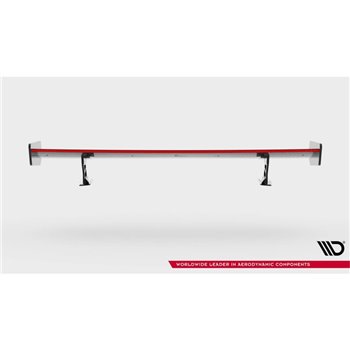 Maxton - Carbon Spoiler With External Brackets Uprights + LED BMW 3 Coupe E46