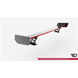Maxton - Carbon Spoiler With External Brackets Uprights + LED BMW 3 Coupe E46
