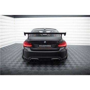 Maxton - Carbon Spoiler With External Brackets Uprights BMW M2 F87 / 2 / 2 M-Pack F22