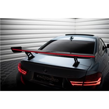 Maxton - Carbon Spoiler With Internal Brackets Uprights + LED BMW 4 F32 / 4 F32 M-Pack Coupe