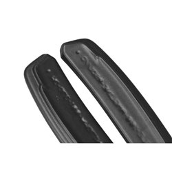 Maxton - LAME DU PARE CHOCS ARRIERE Mercedes GLE W166 AMG-Line Noir Brillant