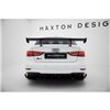 Maxton - Carbon Spoiler With Internal Brackets Uprights Audi A3 / A3 S-Line / S3 / RS3 Sedan 8V / 8V Facelift