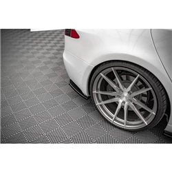 Maxton - LAME DU PARE CHOCS ARRIERE Tesla Model S Facelift Noir Brillant