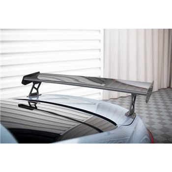 Maxton - Carbon Spoiler With External Brackets Uprights + LED BMW 4 F32 / 4 F32 M-Pack Coupe