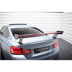 Maxton - Carbon Spoiler With External Brackets Uprights + LED BMW 4 F32 / 4 F32 M-Pack Coupe