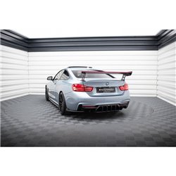 Maxton - Carbon Spoiler With External Brackets Uprights + LED BMW 4 F32 / 4 F32 M-Pack Coupe