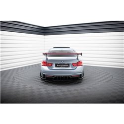 Maxton - Carbon Spoiler With External Brackets Uprights + LED BMW 4 F32 / 4 F32 M-Pack Coupe