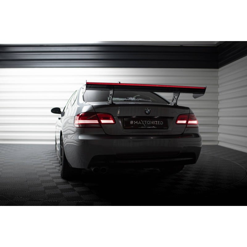 Maxton - Carbon Spoiler With Internal Brackets Uprights + LED BMW 3 / M3 Coupe E92