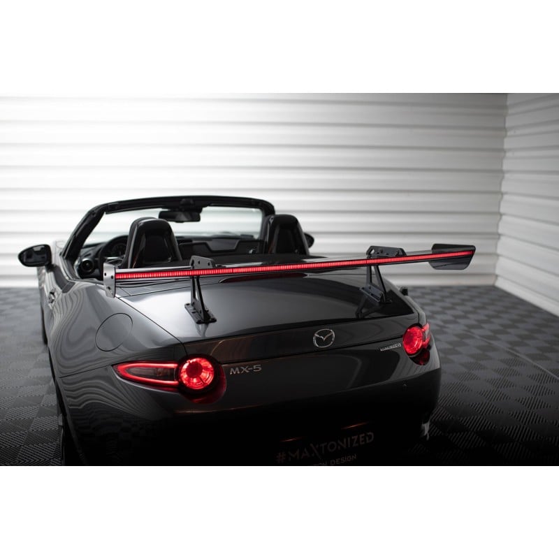 Maxton - Carbon Spoiler With Upper Swan Mounting + LED Mazda MX-5 ND (Mk4)