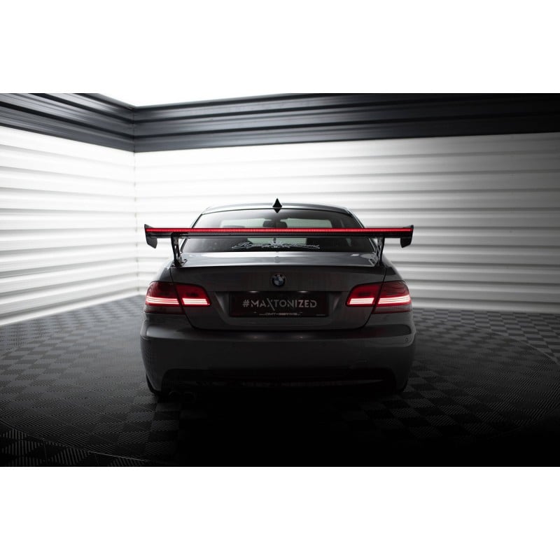 Maxton - Carbon Spoiler With External Brackets Uprights + LED BMW 3 / M3 Coupe E92