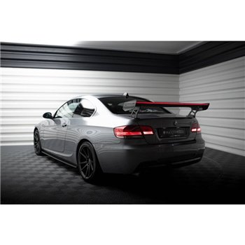 Maxton - Carbon Spoiler With External Brackets Uprights + LED BMW 3 / M3 Coupe E92