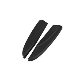 Maxton - LAME DU PARE CHOCS ARRIERE Mercedes CLA A45 AMG C117 Facelift Noir Brillant