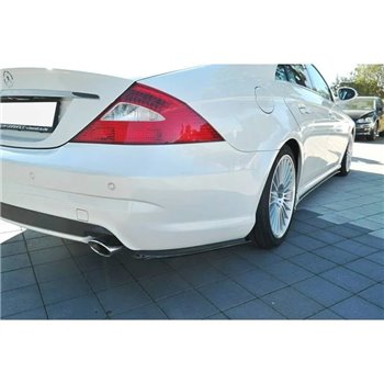 Maxton - LAME DU PARE CHOCS ARRIERE Mercedes CLS C219 55AMG Noir Brillant