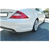 Maxton - LAME DU PARE CHOCS ARRIERE Mercedes CLS C219 55AMG Noir Brillant