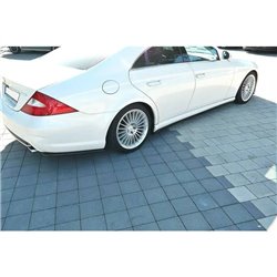 Maxton - LAME DU PARE CHOCS ARRIERE Mercedes CLS C219 55AMG Noir Brillant