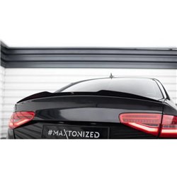 Maxton - Spoiler Cap Audi S4 B8 FL Sedan Noir Brillant