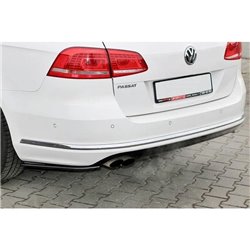 Maxton - LAME DU PARE CHOCS ARRIERE Volkswagen Passat R-Line B7 Variant Noir Brillant