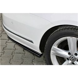 Maxton - LAME DU PARE CHOCS ARRIERE Volkswagen Passat R-Line B7 Variant Noir Brillant