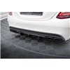 Maxton - RAJOUT DU PARE-CHOCS ARRIERE Mercedes C-Class Sedan / Estate W205 / S205 63AMG Noir Brillant