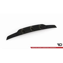 Maxton - RAJOUT DU PARE-CHOCS ARRIERE Mercedes C-Class Sedan / Estate W205 / S205 63AMG Noir Brillant