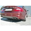 Maxton - RAJOUT DU PARE-CHOCS ARRIERE Mercedes CLS C219 55AMG Noir Brillant