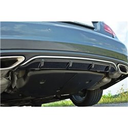 Maxton - RAJOUT DU PARE-CHOCS ARRIERE Mercedes - Benz E Coupe / Cabrio C207 Facelift / A207 Facelit Noir Brillant