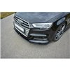 Maxton - Lame Pare-Chocs Avant V.1 Audi S3 / A3 S-Line 8V FL Look Carbone