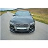 Maxton - Lame Pare-Chocs Avant V.1 Audi S3 / A3 S-Line 8V FL Look Carbone