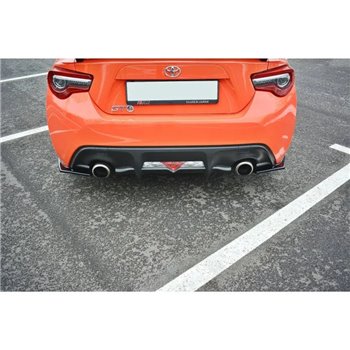 Maxton - Arrière Side Lames V.1 Toyota GT86 Facelift Noir Brillant
