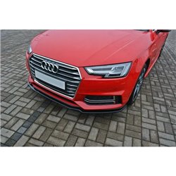 Maxton - Lame Pare-Chocs Avant V.1 Audi A4 B9 S-Line Look Carbone