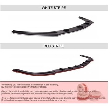 Maxton - Lame Pare-Chocs Avant V.1 Audi A4 B9 S-Line Look Carbone