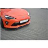 Maxton - Lame Du Pare-Chocs Avant V.3 Toyota GT86 Facelift Noir Brillant