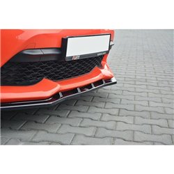 Maxton - Lame Du Pare-Chocs Avant V.3 Toyota GT86 Facelift Noir Brillant