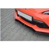 Maxton - Lame Du Pare-Chocs Avant V.3 Toyota GT86 Facelift Noir Brillant