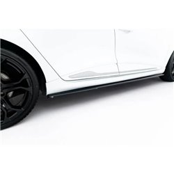 Maxton - SET DES DIFFUSEUR DES BAS DE CAISSE RENAULT CLIO MK4 RS Noir Brillant