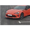 Maxton - Lame Du Pare-Chocs Avant V.2 Toyota GT86 Facelift Noir Brillant