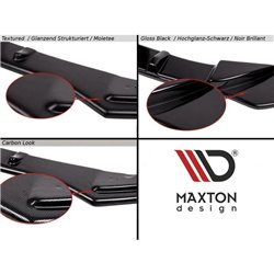 Maxton - Lame Du Pare-Chocs Avant V.2 Toyota GT86 Facelift TextuRouge