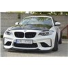 Maxton - Lame Du Pare-Chocs Avant BMW M2 (F87) COUPÉ Noir Brillant