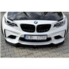 Maxton - Lame Du Pare-Chocs Avant BMW M2 (F87) COUPÉ Noir Brillant