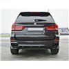 Maxton - LAME DU PARE-CHOCS ARRIERE BMW X5 F15 M-PACK Noir Brillant