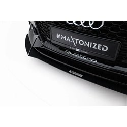 Maxton - Sport Lame Du Pare-Chocs Avant V.1 Audi RS5 Coupe / Sportback F5 