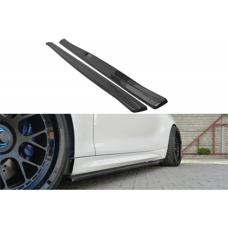 Maxton - SET DES DIFFUSEUR DES BAS DE CAISSE BMW M2 F87 COUPÉ Noir Brillant
