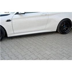Maxton - SET DES DIFFUSEUR DES BAS DE CAISSE BMW M2 F87 COUPÉ Noir Brillant