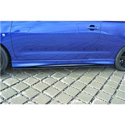 Maxton - SET DES DIFFUSEUR DES BAS DE CAISSE SEAT IBIZA MK2 FACELIFT CUPRA Noir Brillant
