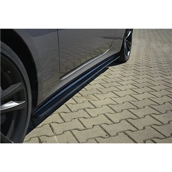 Maxton - SET DES DIFFUSEUR DES BAS DE CAISSE HYUNDAI GENESIS COUPÉ MK.1 Noir Brillant