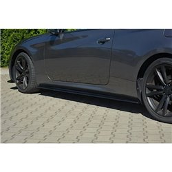 Maxton - SET DES DIFFUSEUR DES BAS DE CAISSE HYUNDAI GENESIS COUPÉ MK.1 Noir Brillant