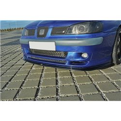 Maxton - LAME DU PARE-CHOCS AVANT / SPLITTER V.1 SEAT IBIZA MK2 FACELIFT CUPRA Noir Brillant