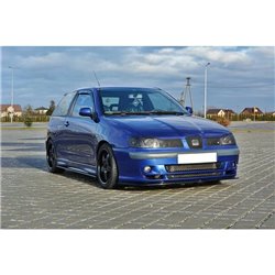 Maxton - LAME DU PARE-CHOCS AVANT / SPLITTER V.1 SEAT IBIZA MK2 FACELIFT CUPRA Noir Brillant