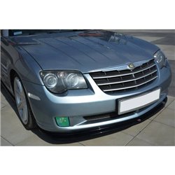 Maxton - LAME DU PARE-CHOCS AVANT / SPLITTER CHRYSLER CROSSFIRE Noir Brillant